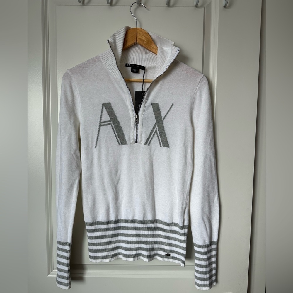 New Authentic Armani Exchange knit pullover sweater size M